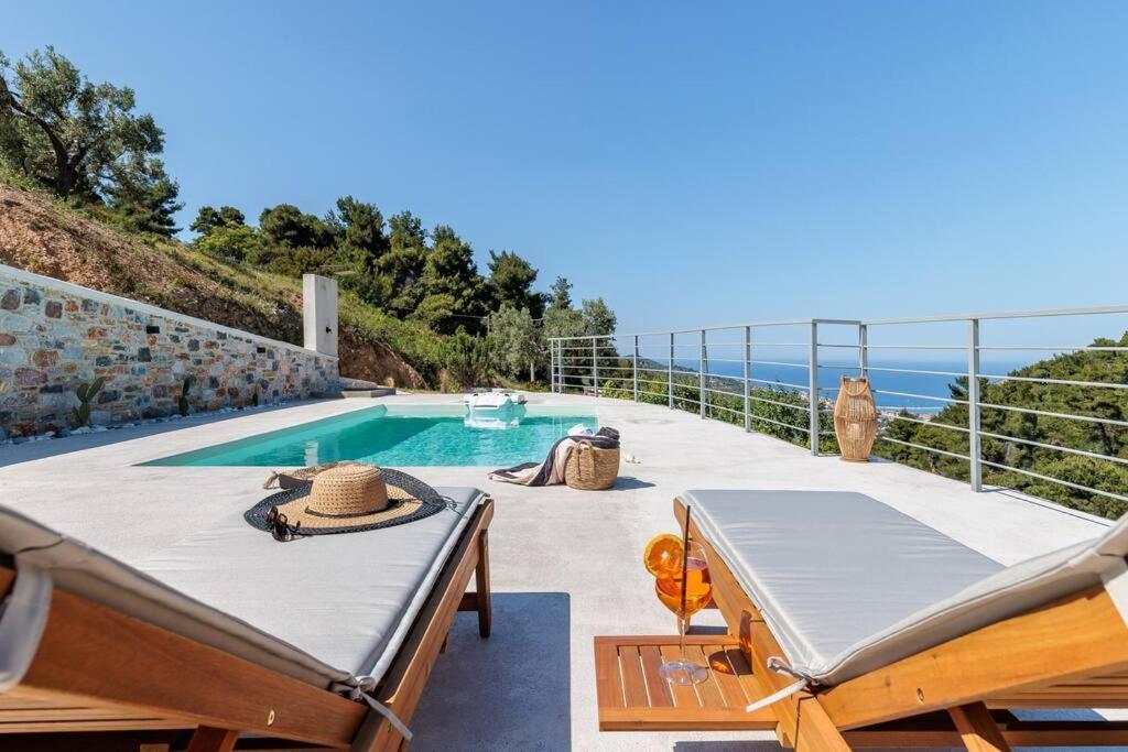 Villa Koukounaria Скопелос Екстериор снимка
